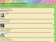 Tablet Screenshot of lenguayliteraturacreativa.blogspot.com