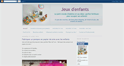 Desktop Screenshot of jeux-pour-enfants.blogspot.com