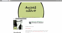 Desktop Screenshot of hazelolivedesign.blogspot.com
