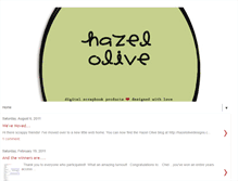 Tablet Screenshot of hazelolivedesign.blogspot.com