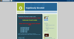 Desktop Screenshot of hopelesslydevotedshow.blogspot.com