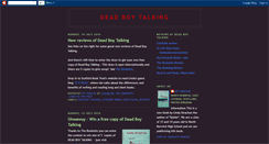 Desktop Screenshot of deadboytalking.blogspot.com