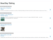 Tablet Screenshot of deadboytalking.blogspot.com