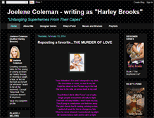 Tablet Screenshot of jcolemanauthor.blogspot.com