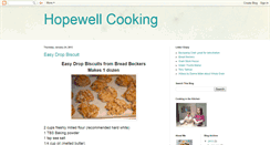 Desktop Screenshot of hopewellcooking.blogspot.com