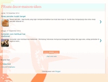 Tablet Screenshot of decor-maison-idees.blogspot.com