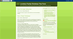 Desktop Screenshot of lovelesstreefarm.blogspot.com