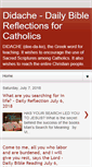 Mobile Screenshot of didachedailybiblereflections.blogspot.com