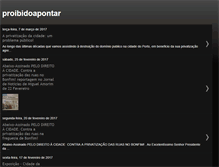 Tablet Screenshot of proibidoapontar.blogspot.com