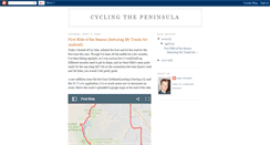 Desktop Screenshot of cyclingthepeninsula.blogspot.com