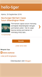 Mobile Screenshot of hello-tiger.blogspot.com