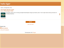Tablet Screenshot of hello-tiger.blogspot.com