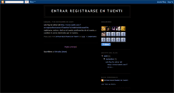 Desktop Screenshot of entrarregistrarseentuenti.blogspot.com