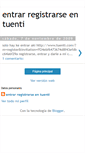 Mobile Screenshot of entrarregistrarseentuenti.blogspot.com