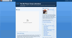 Desktop Screenshot of mjpeacecorps.blogspot.com