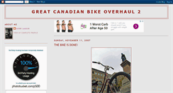 Desktop Screenshot of bikeoverhaul2.blogspot.com