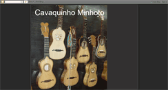 Desktop Screenshot of cavaquinho-minhoto.blogspot.com