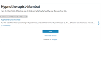 Tablet Screenshot of hypnotherapist-mumbai.blogspot.com