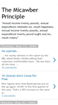 Mobile Screenshot of micawberprinciple.blogspot.com