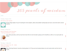 Tablet Screenshot of 365pearlsofwisdom.blogspot.com