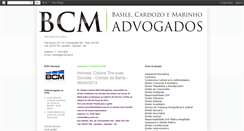 Desktop Screenshot of bcmadvogados.blogspot.com