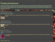 Tablet Screenshot of gemstonehunter.blogspot.com