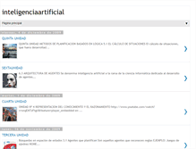 Tablet Screenshot of inteligenciaartificial01.blogspot.com