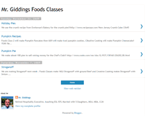 Tablet Screenshot of mrgiddingsfoodsclasses.blogspot.com