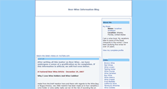 Desktop Screenshot of beer-wine-infoblogs-70133.blogspot.com