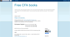 Desktop Screenshot of cfafreebooks.blogspot.com