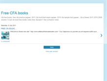 Tablet Screenshot of cfafreebooks.blogspot.com