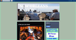 Desktop Screenshot of neworleansnation.blogspot.com