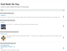 Tablet Screenshot of godmademegay.blogspot.com