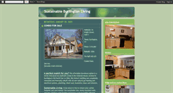 Desktop Screenshot of burlingtonliving.blogspot.com