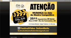 Desktop Screenshot of festivalseltonmello.blogspot.com
