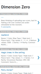 Mobile Screenshot of dimension-zero.blogspot.com