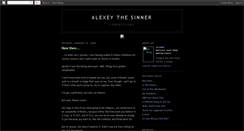 Desktop Screenshot of alexeythesinner.blogspot.com