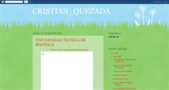Desktop Screenshot of crissfernando.blogspot.com