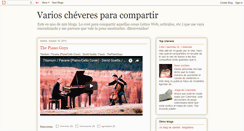 Desktop Screenshot of cheveridades.blogspot.com