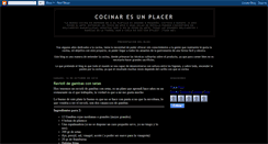 Desktop Screenshot of cocinar-es-un-placer.blogspot.com