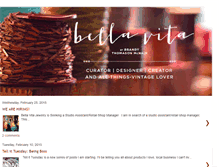 Tablet Screenshot of bellavitajewelry.blogspot.com