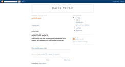 Desktop Screenshot of dailyvideoarthm.blogspot.com