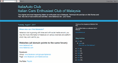 Desktop Screenshot of italiaauto.blogspot.com