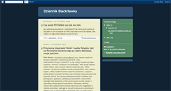 Desktop Screenshot of dziennikblackhawka.blogspot.com