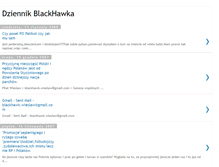 Tablet Screenshot of dziennikblackhawka.blogspot.com
