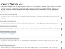 Tablet Screenshot of improveyoursexlife.blogspot.com