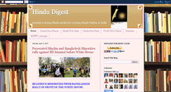 Desktop Screenshot of hindudigest.blogspot.com