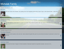 Tablet Screenshot of michalakfamilyphotos.blogspot.com