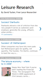 Mobile Screenshot of leisure-research.blogspot.com