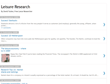 Tablet Screenshot of leisure-research.blogspot.com
